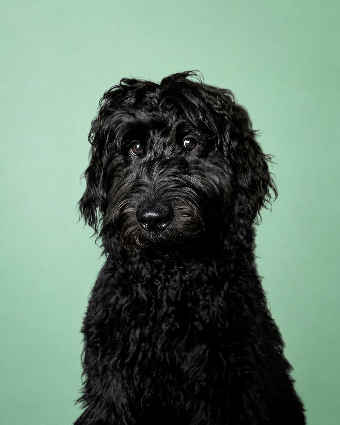 Pickle, one of the two studio dogs at Whisk Digital