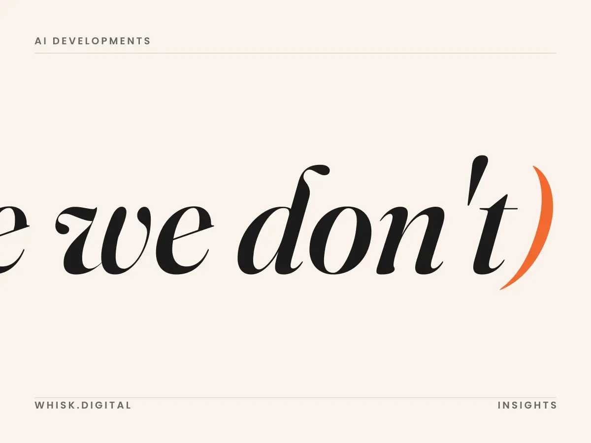 Cover for: How we use AI in the studio (and where we don't)