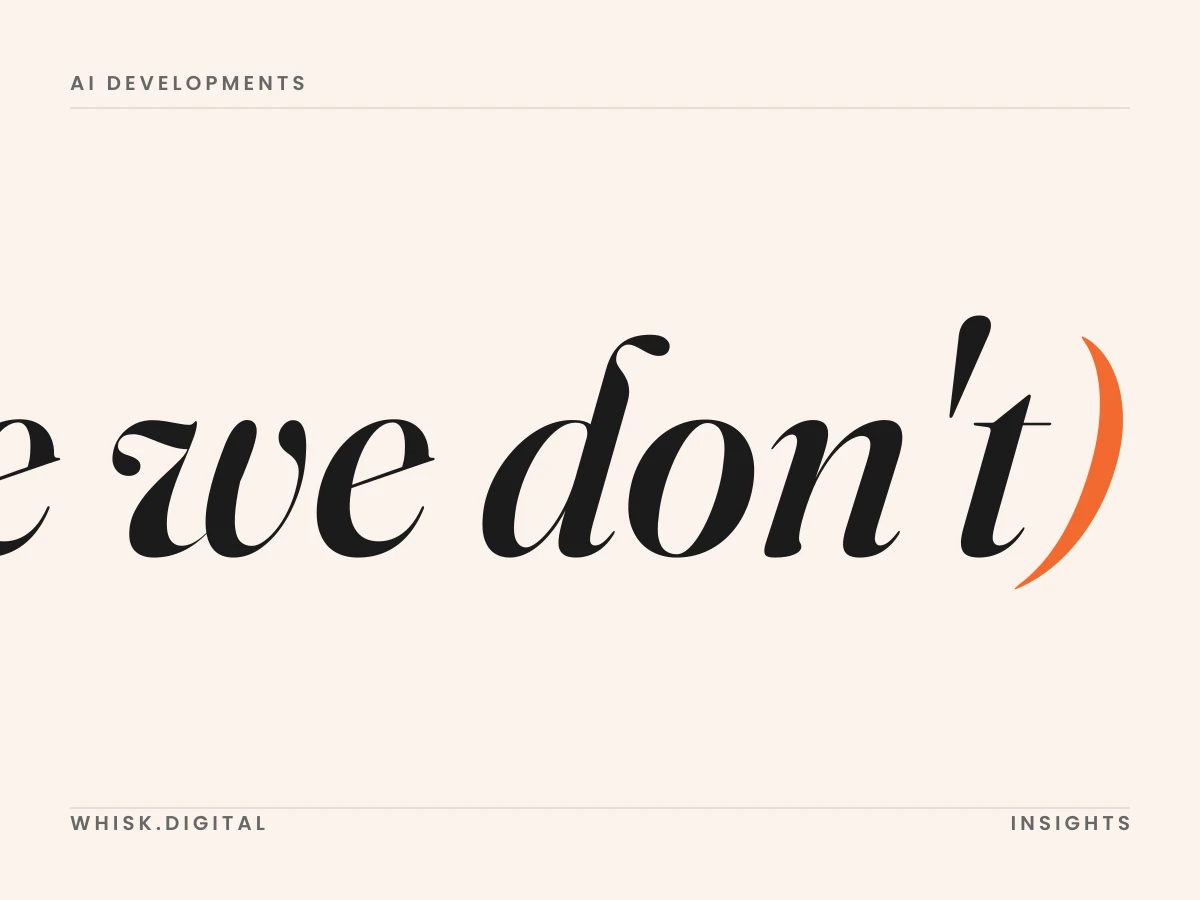 Cover for: How we use AI in the studio (and where we don't)